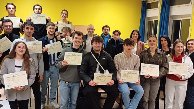 Remise de diplômes au Lycée Jules Lesven