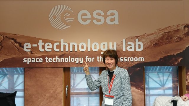 Sylva Ménard-Mell, enseignante en SVT, a participé à un stage de l'agence spatiale européenne "ESA" en Belgique 