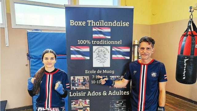 Alyssia Bourgouin, élève à Lesven, va représenter la France en compétition européenne de Muay Thaï en Arménie