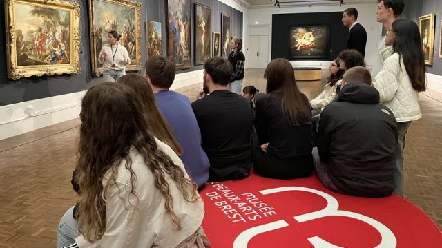 Les étudiants de CPGE ECT au musée des Beaux-arts de Brest