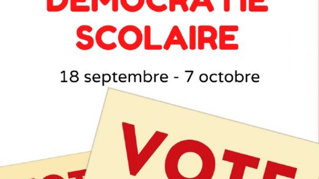 Candidatez aux élections du conseil de la vie lycéenne !