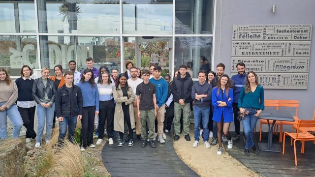  Visite l’entreprise CADIOU  à Locronan par les BTS 2 GPME