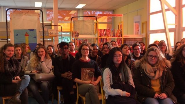 Belle rencontre au CDI pour les étudiants de BTS avec  Agnès BUTET, chorégraphe