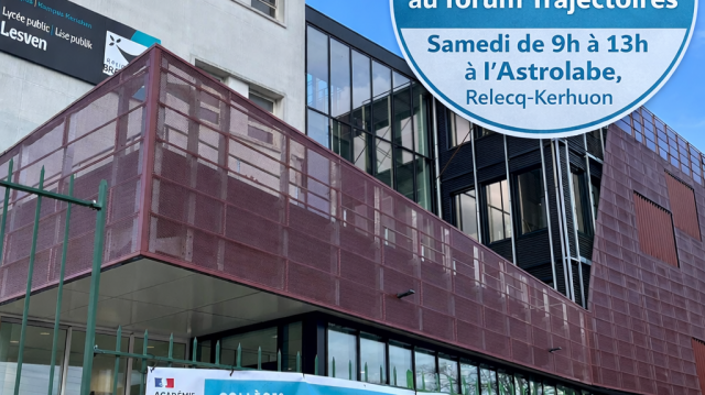 RDV samedi 31/01 au forum Trajectoires