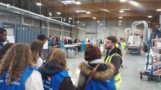 Visite de l’entreprise CADIOU de Locronan par les TS2GPME