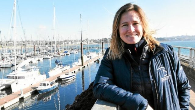 Johanna Gal, ancienne étudiante de Lesven en classe Prépa CPEC va s'occuper des ports de plaisance brestois !