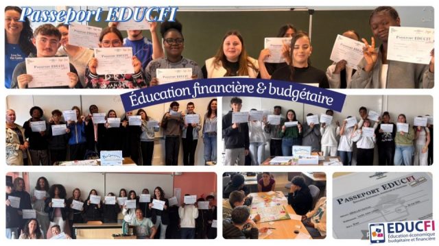 Les élèves de Seconde professionnelle s'initient à l'éducation financière et obtiennent leur passeport EDUCFI