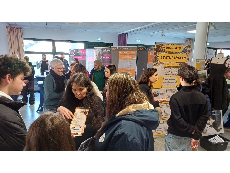 Le salon d'orientation post troisième Trajectoire, Lesven y était !