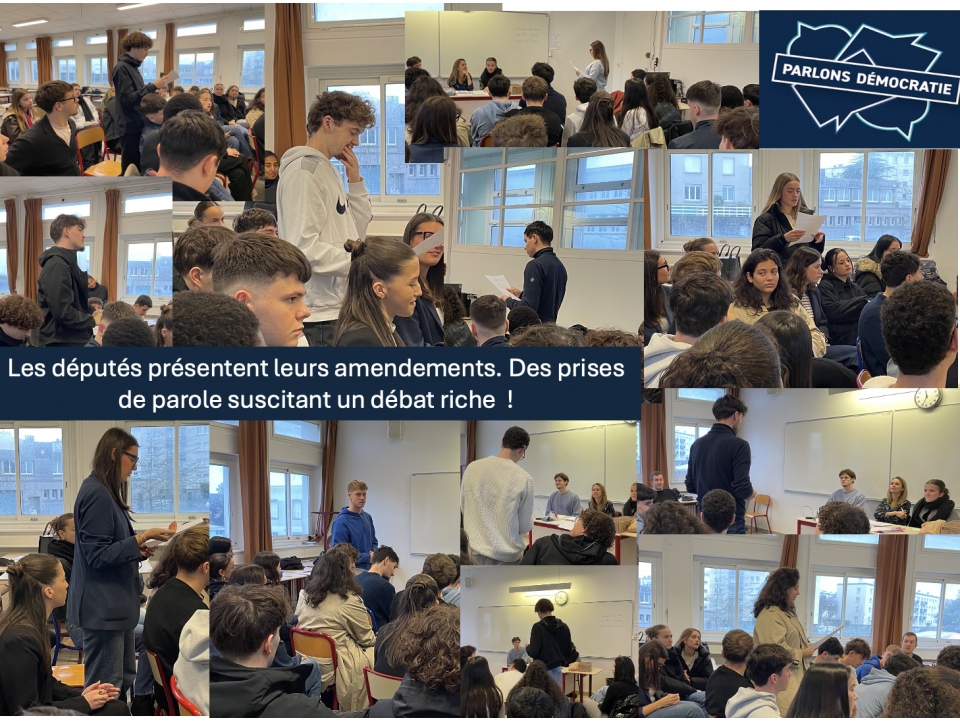 Parlons démocratie  en CPGE ECT à Jules Lesven !