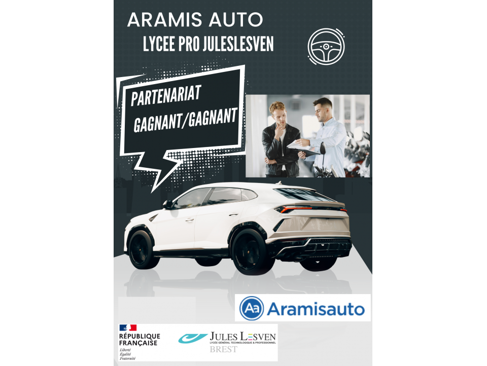  Un nouveau partenariat pour nos élèves : Lycée Jules Lesven & Aramis Auto Brest