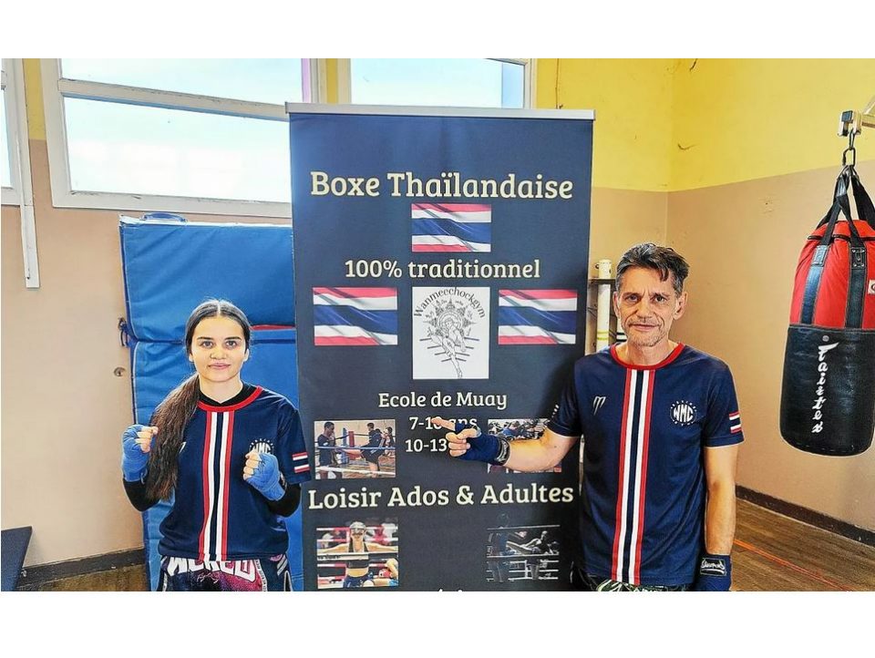 Alyssia Bourgouin, élève à Lesven, va représenter la France en compétition européenne de Muay Thaï en Arménie