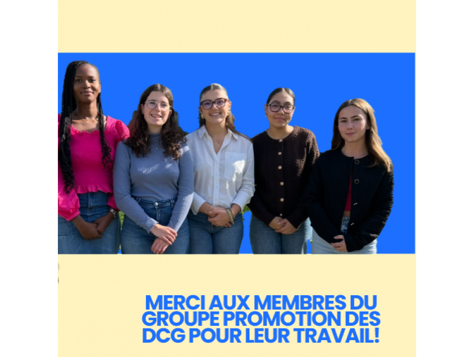 Mission réussie pour le groupe "promotion DCG".