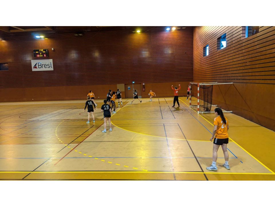 Nos handballeuses de Lesven à nouveau championnes académiques excellence !