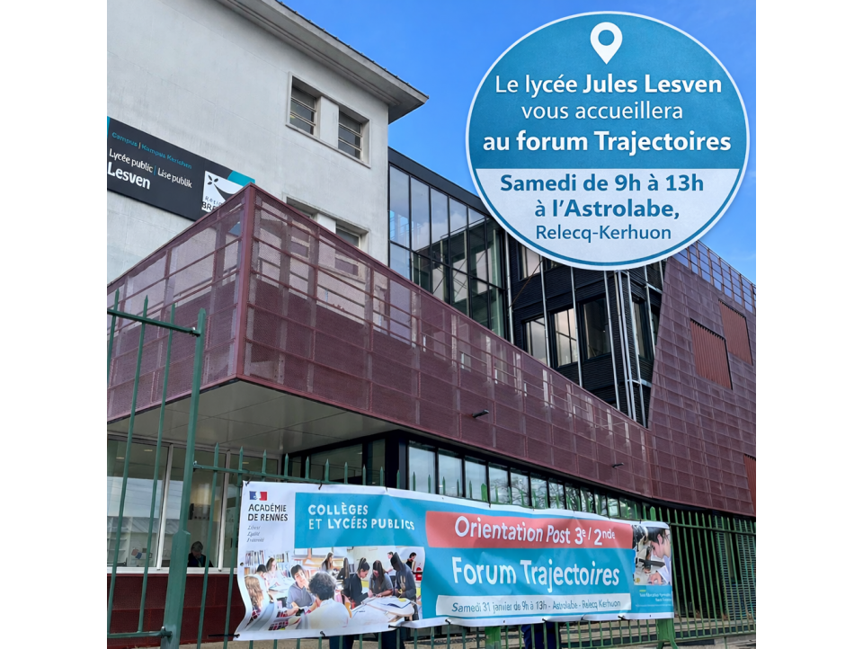 RDV samedi 31/01 au forum Trajectoires