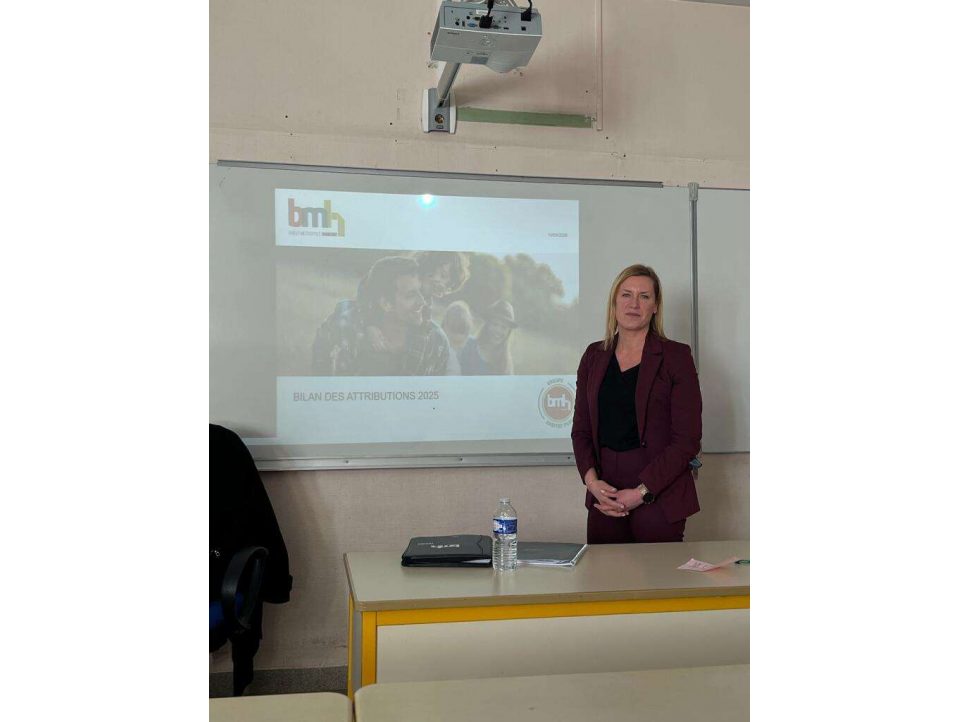 Intervention de Brest Métropole Habitat auprès des BTS PI deuxième année