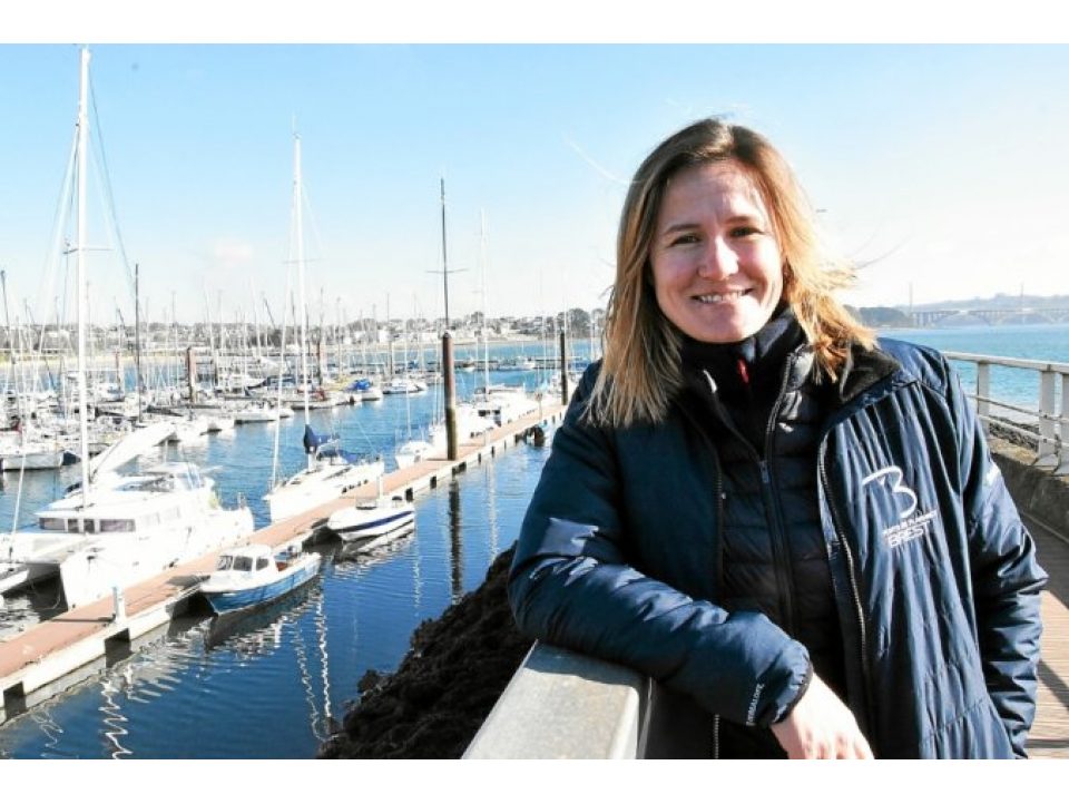 Johanna Gal, ancienne étudiante de Lesven en classe Prépa CPEC va s'occuper des ports de plaisance brestois !