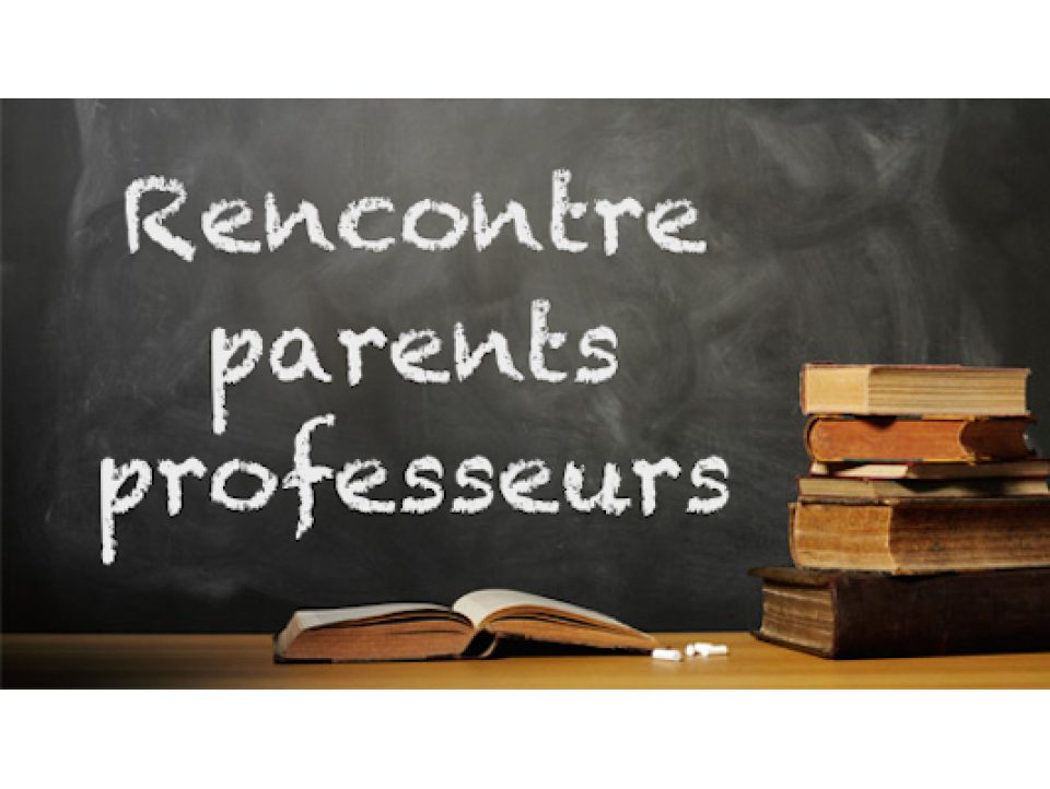 Les dates de la réunion parents-professeurs 